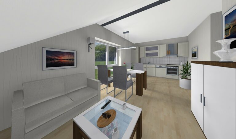 Provisionsfreie Neubauwohnung Dachgeschoss KfW 40