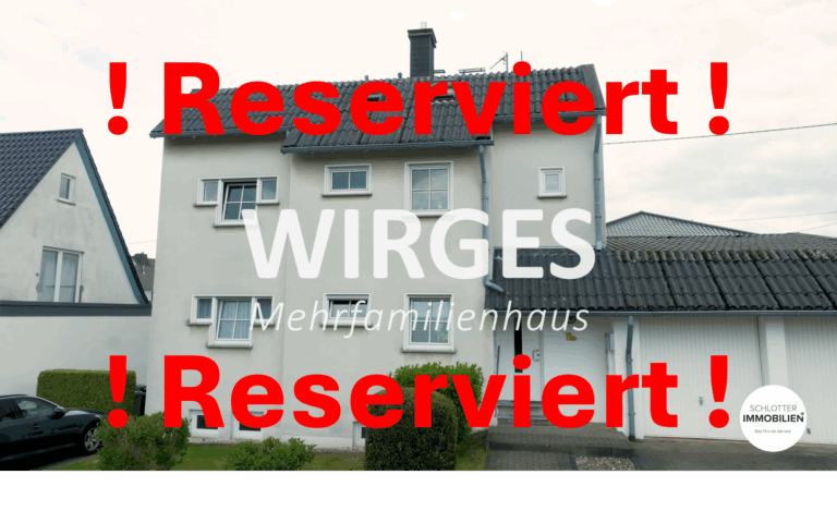 ! RESERVIERT ! Mehrfamilienhaus in Wirges
