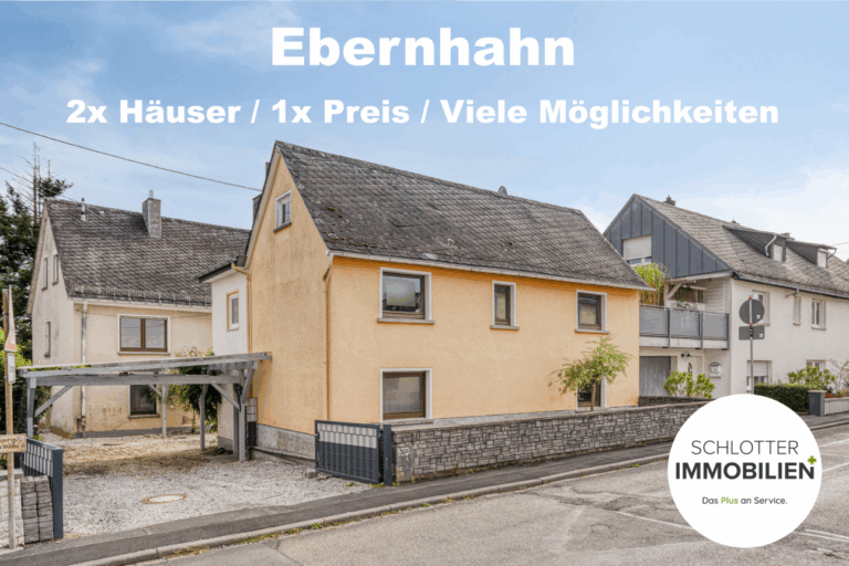 2x Häuser – 1x Preis – Viele Möglichkeiten !