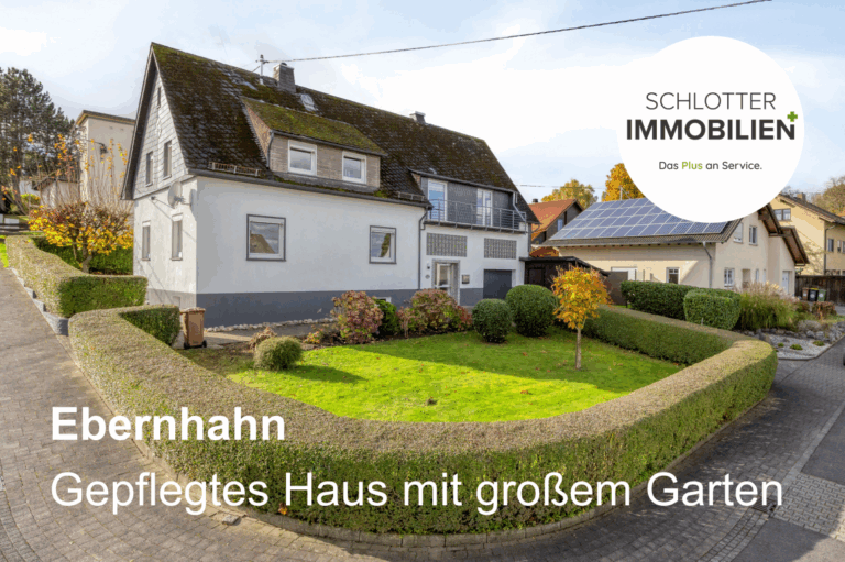Gepflegtes Einfamilienhaus mit großem Garten