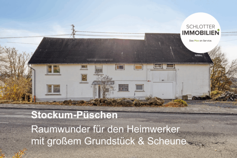 Haus für den Handwerker mit großem Grundstück