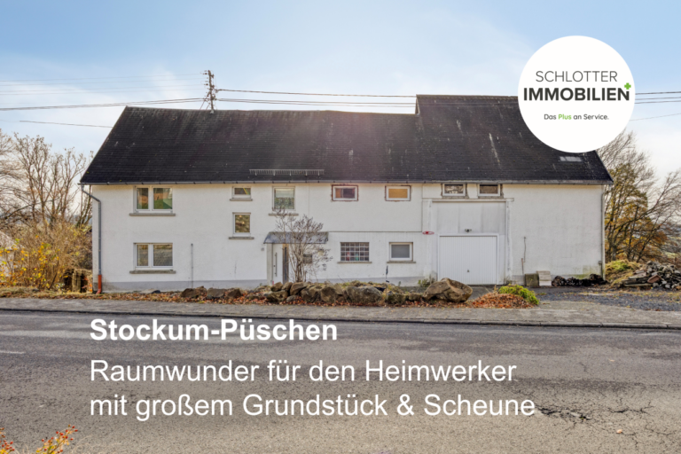 Haus für den Handwerker mit großem Grundstück