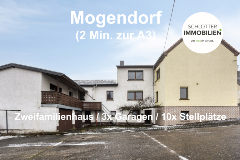 Zweifamilienhaus mit 3x Garagen / nur 2 Min zur A3
