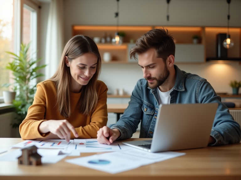 Finanzierung beim Hauskauf richtig planen und absichern - Beitragsbild (Flux-advanced)