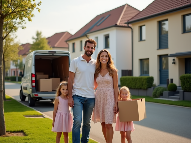 Umzug in eine neue Stadt optimal planen und durchführen - Beitragsbild (Flux-advanced)